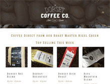 Tablet Screenshot of dorsetcoffee.co.uk